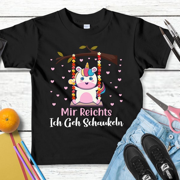 Lustiges T-Shirt "Mir reichts, schaukeln!" | Humorvolles Schaukel-Shirt