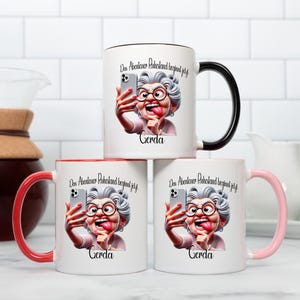 Ruhestand Tasse mit Name – Witziges Rentnerinnen Design – Geschenk zum Renteneintritt - Rente Tasse Feier