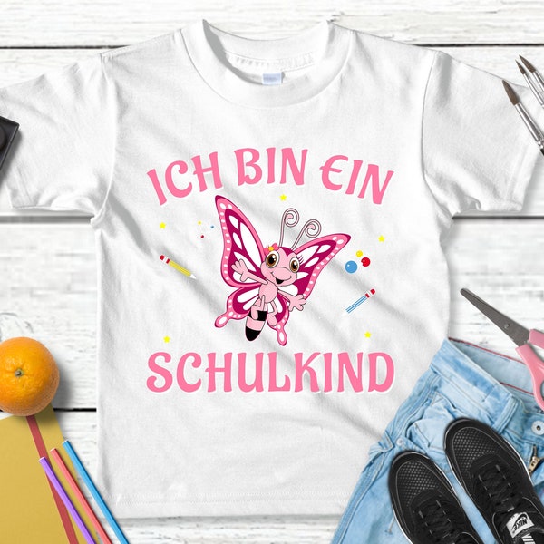 Lustiges T-Shirt "Ich bin ein Schulkind! Einschulung" | Einschulungsgeschenk