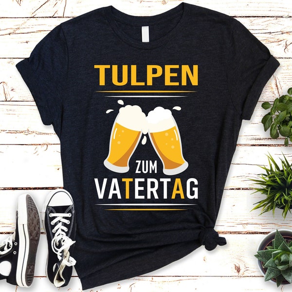 Tulpen zum Vatertag T-Shirt für Männer - Vatertagsgeschenk