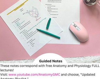 Anatomy and Physiology 1 Bundle Guided Notes