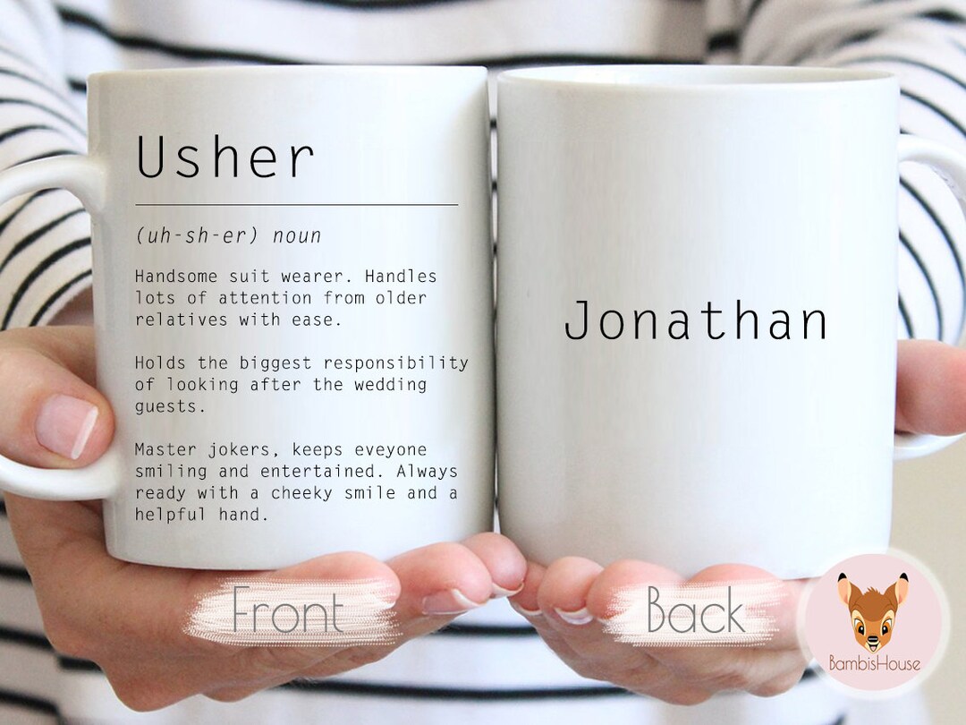 Usher Wedding Party Gift, Will You Be My Usher, Wedding Proposal Gift