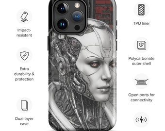 Cyberpunk Hardcase iPhone® Mobile Phone Case - Women