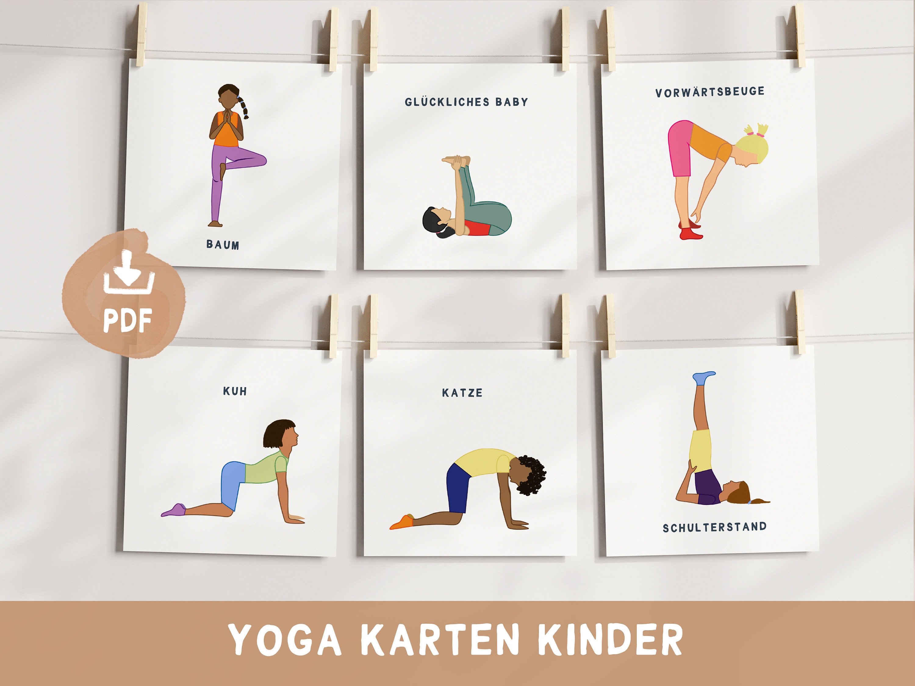 75 Yoga Poses PDF 8.5x11 -  Canada