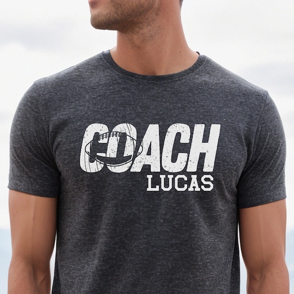 Custom Football Coach Shirt, Coaches gift football, Personalized Football coach gift, Highschool football coach shirt, football gift for dad