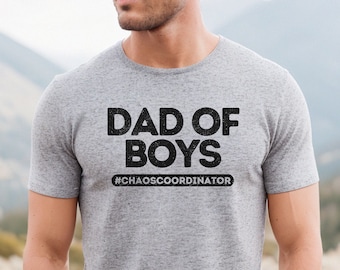 Dad of boys shirt, Outnumbered Dad of Boys Shirt, funny dad of boys shirts, Father's day gift, gift for dad of boys, Dad of boys tshirt