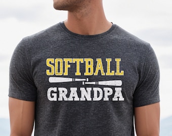 Grandpa Softball Shirt, Grandpa Shirt for Softball, Grandpa Softball Shirt, Grandparent Softball t-shirt, Softball Grandpa Gift, Grandpa