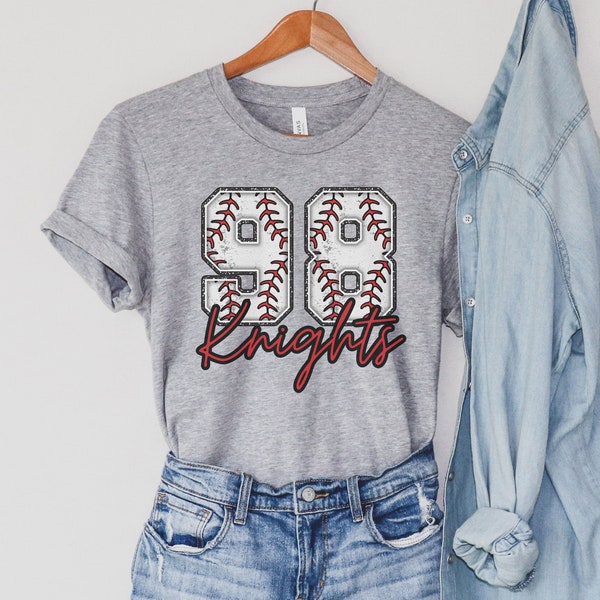 Custom Baseball Shirt, Personalized Baseball Mom Shirt, Baseball Fan Shirt, Baseball Number Shirt, Custom Baseball Team Shirt, Baseball Tee