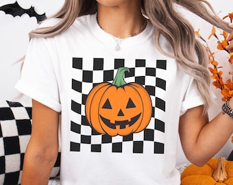 Comfort Colors Halloween Pumpkin Shirt, Halloween Jack o Lantern Shirt, Spooky Season Shirt, Fall Graphic Tee, Halloween Party, Pumpkin