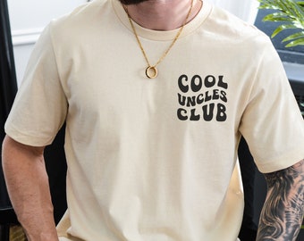 Cool Uncles Club Shirt, Cool Uncle Tshirt, Gift for Uncle, New Uncle Shirt, Pregnancy Announcement, Father's day, Uncles Club Shirt