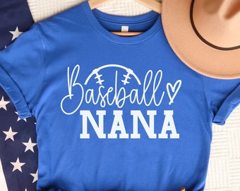 Baseball Nana Shirt, Gift for Grandma