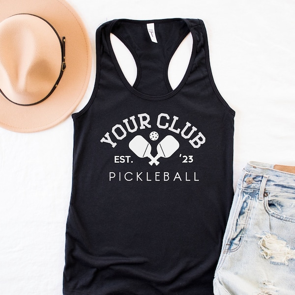 Custom Pickleball Tank, Pickleball League Shirt, Pickleball Tank Top, Gift For Pickleball Players, Cute Pickleball Team Tank, Pickleball Tee