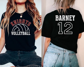 Custom Volleyball Shirt, Personalized Volleyball Mom Shirt, Volleyball Name Shirt, Custom Volleyball Team Shirt, Volleyball Team Gift