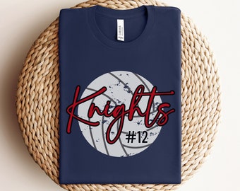 Custom Volleyball Shirt, Personalized Volleyball Mom Shirt, Volleyball Name Shirt, Custom Volleyball Team Shirt, Volleyball Team Gift