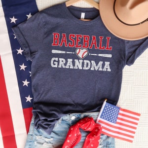 Grandma Baseball Shirts, Ladies Baseball T-shirts, Grandma Baseball Shirt, Fun baseball shirt for Grandma, Grandma Baseball Gifts, Baseball