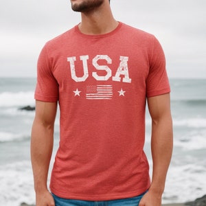 USA distressed Tshirt, 4th o July Shirt, USA Men&#39;s shirt, 4th of July t-Shirt, America Patriotic Shirt, Men&#39;s 4th of July tee, Men&#39;s USA tee