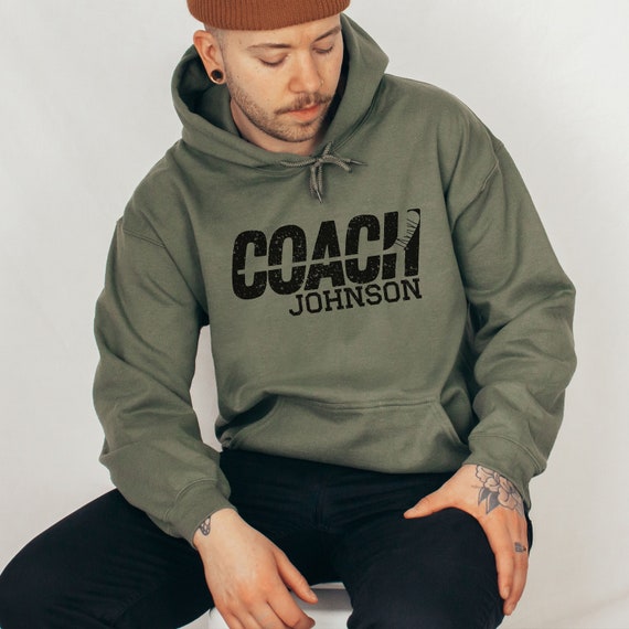 Custom Hockey Coach Sweatshirt, Personalized Hockey Coach Crewneck, Hockey Coach Gift, Coach Sweater, Hockey Game Day Sweater, Coach Gift
