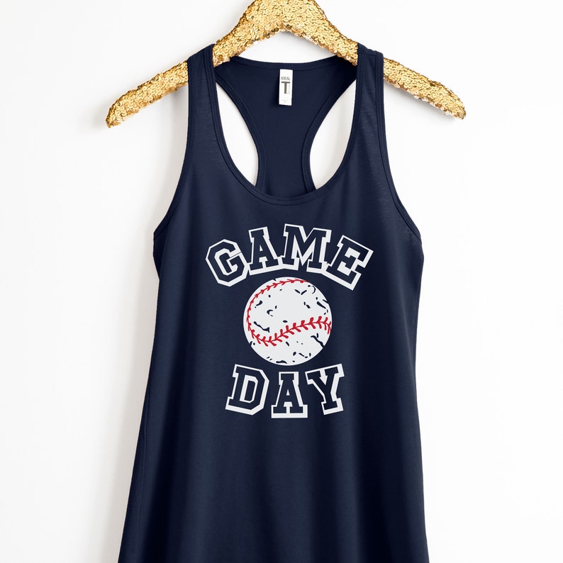 cute baseball tank top