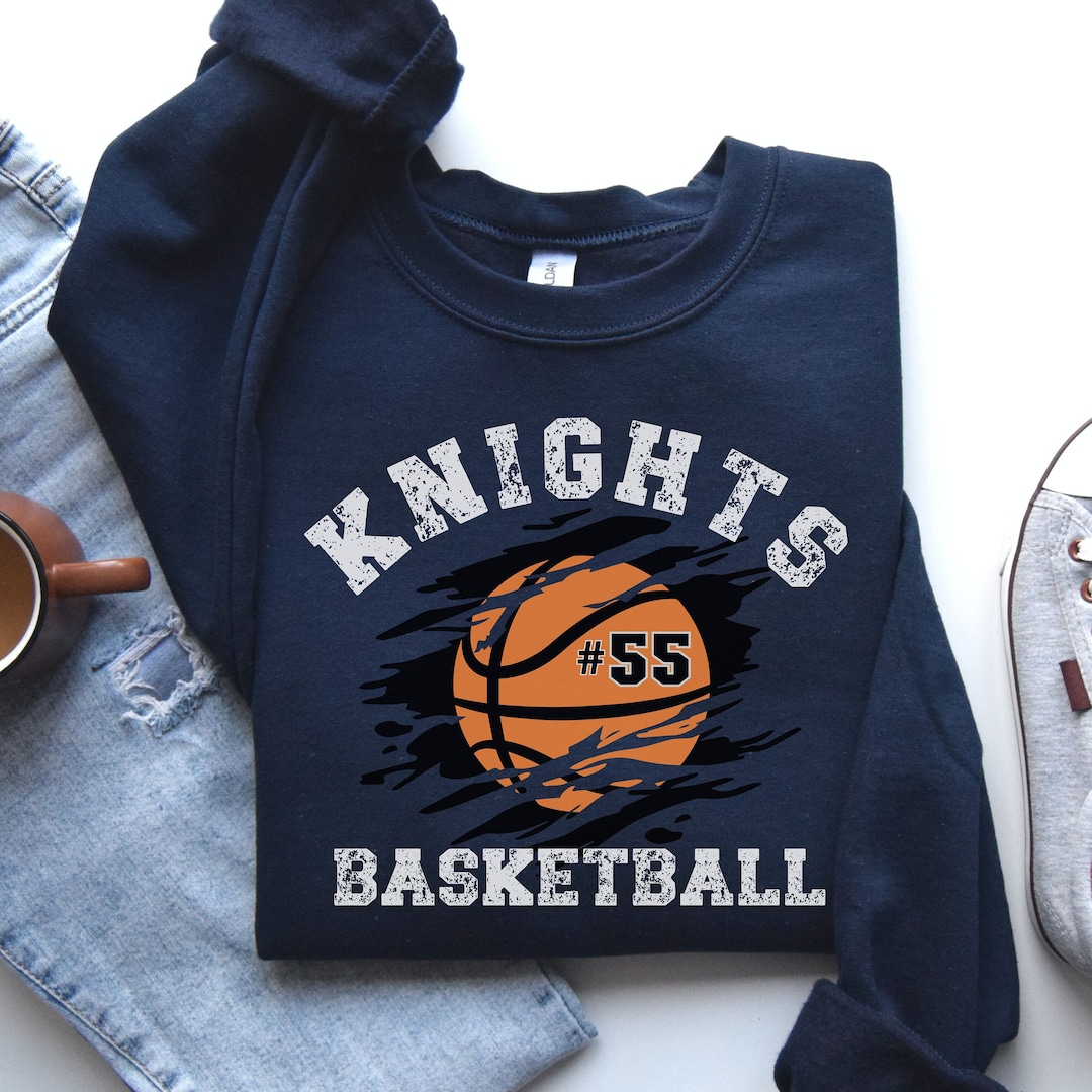 Custom Basketball Sweatshirt, Personalized Basketball Mom Crewneck