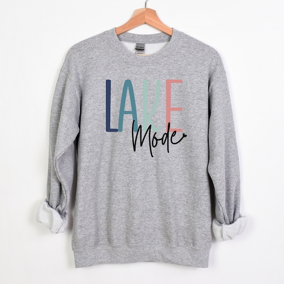 Lake Mode Sweatshirt, Wake and Lake Sweatshirt, Lake Vibes Sweatshirt, Lake  Camping Sweatshirt, Lake Life Sweatshirt, Lake Vacay Sweatshirt - Etsy