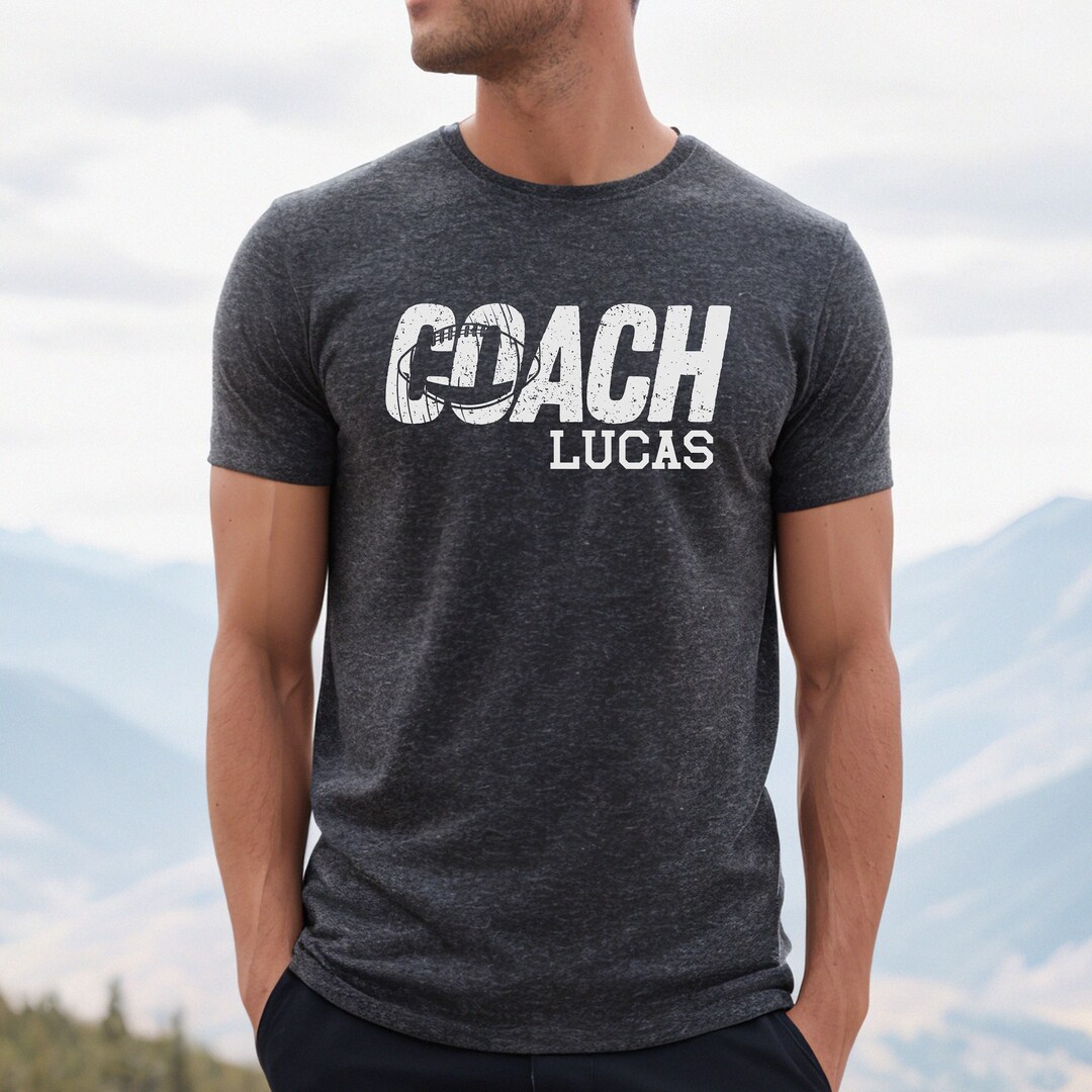 Custom Football Coach Shirt, Coaches Gift Football, Personalized