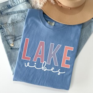 lake life oversized tee