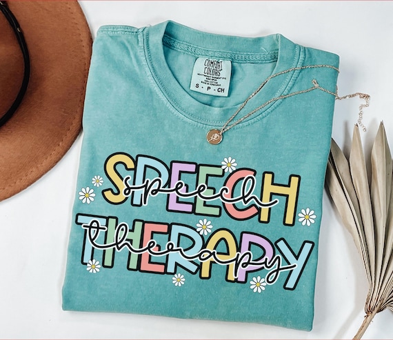 Comfort Colors Speech Therapy Shirt, Speech Therapist Tees, SLP Tshirt, Gift for SLPA, Speech Language Pathologist, Language Teacher Tee