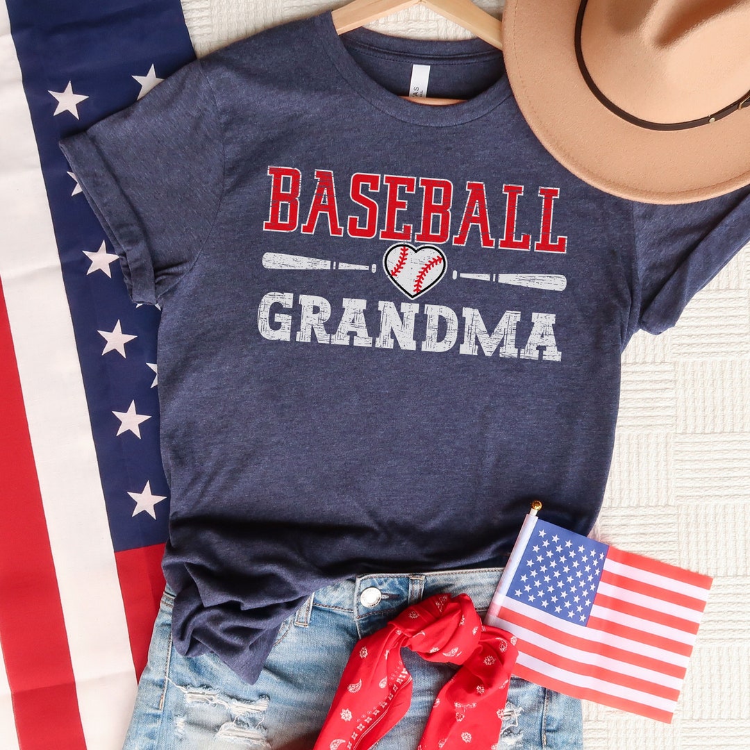 Grandma Baseball Shirts, Ladies Baseball Tshirts, Grandma Baseball