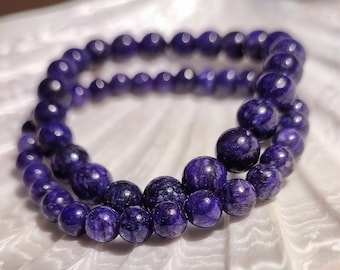 Very spiritual Charoite purple stone bracelet, letting go, improves blood circulation, decision making