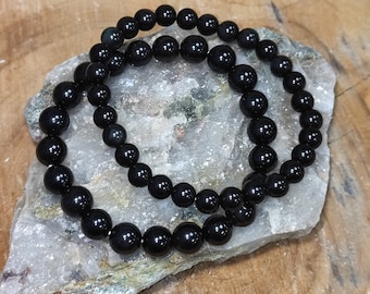 Bracelet Obsidienne Oeil Celeste, ancrage, protection, introspection