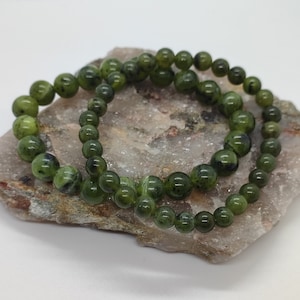 Jade Nephrite Bracelet (Jade from Canada), kidney stone, to combat incontinence, strength and energy