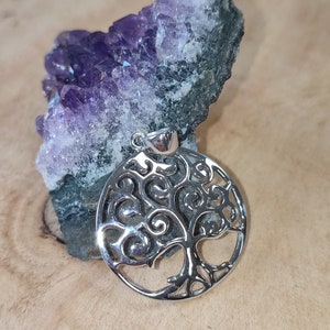 Silver Tree of Life Pendant 2.5cm