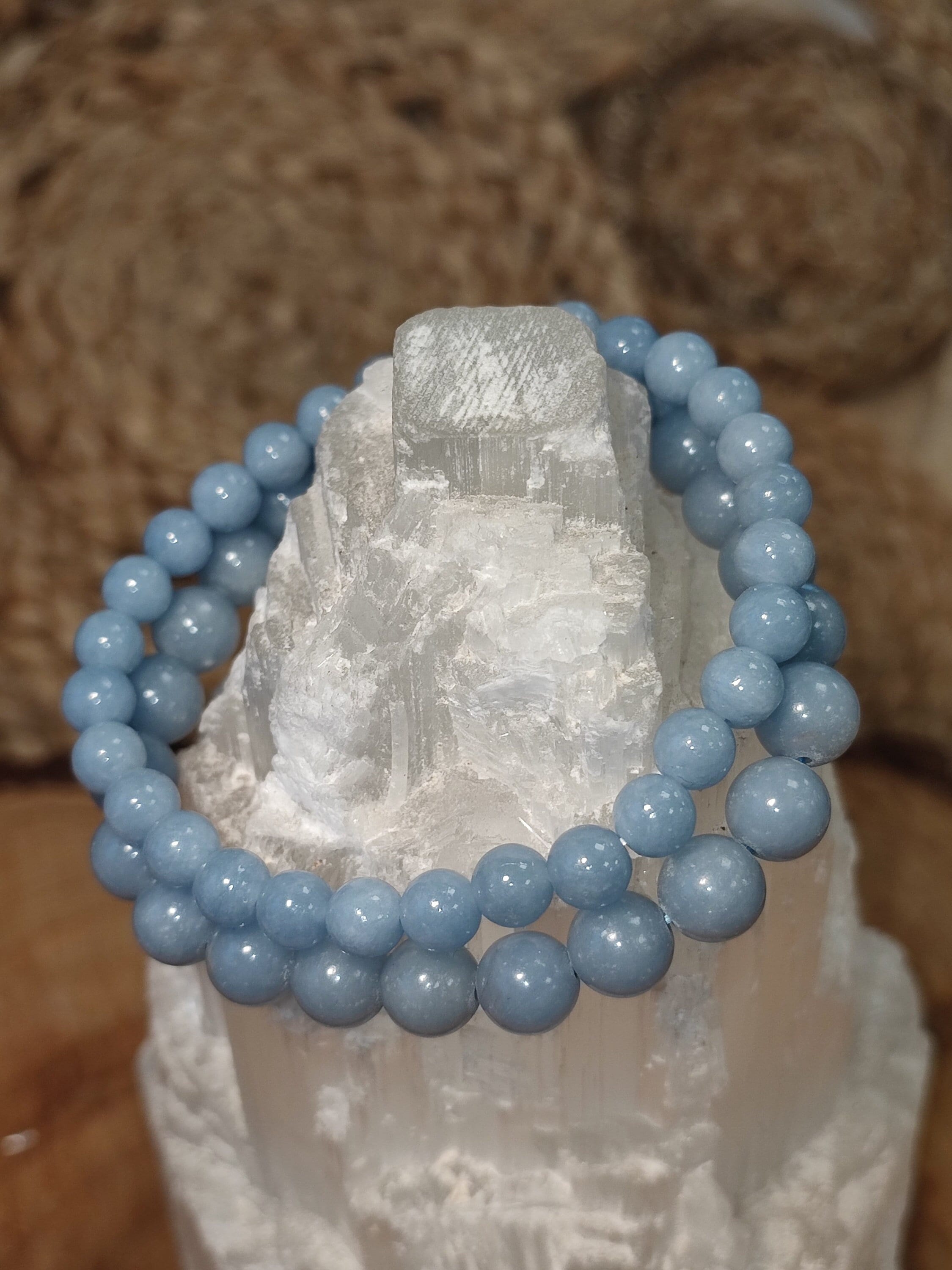 Angelite bracelet best sale
