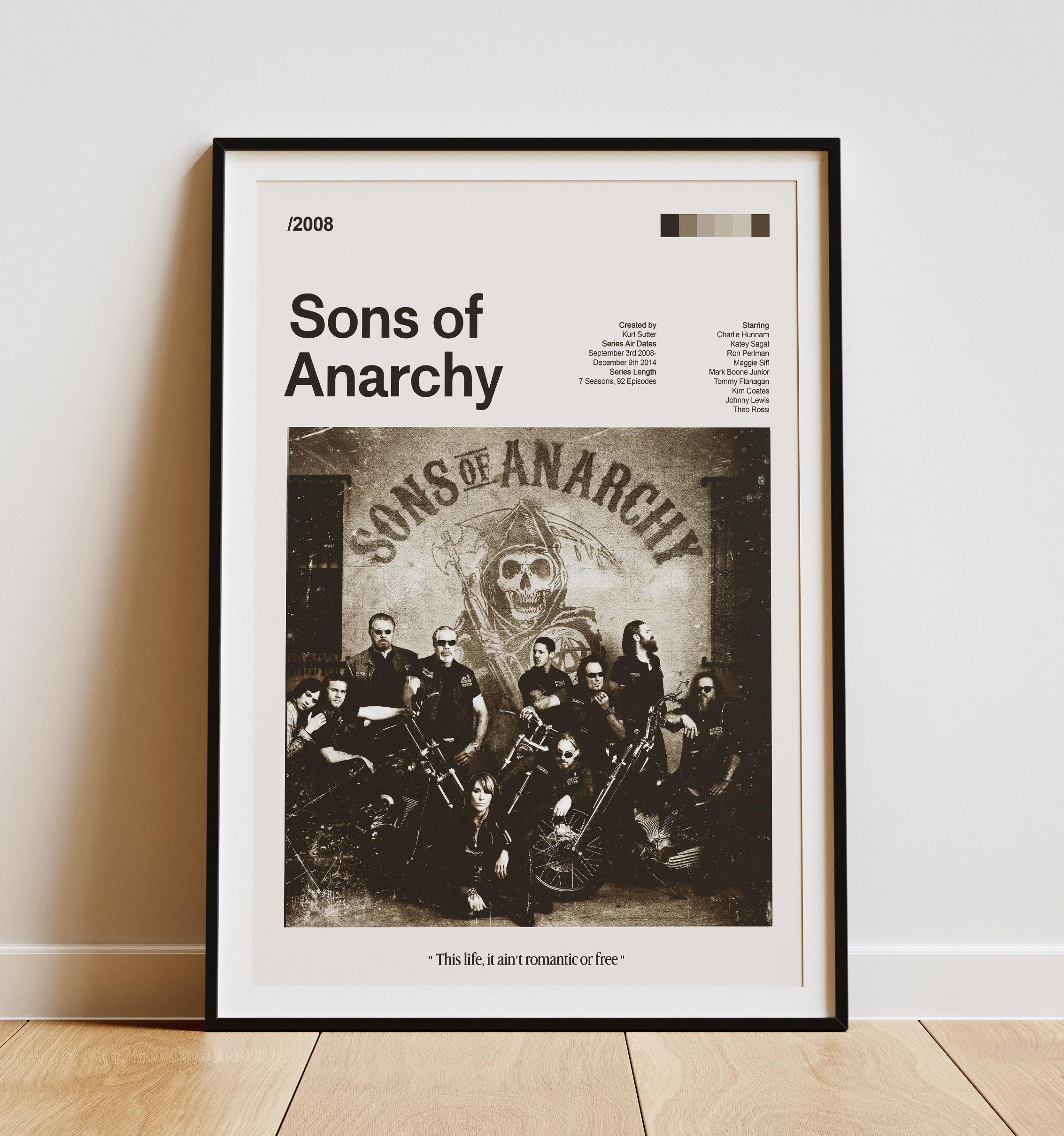 Sons of Anarchy Poster - Etsy
