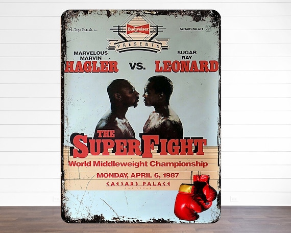 マービン・ハグラー対シュガー・レイ・レナード戦 ボクシング メタル