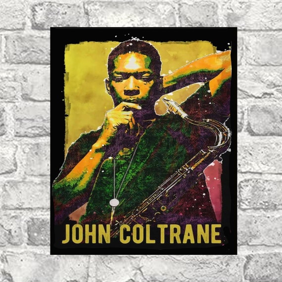 John Coltrane Legend Jazz Music Iconic Poster Shed Home Retro
