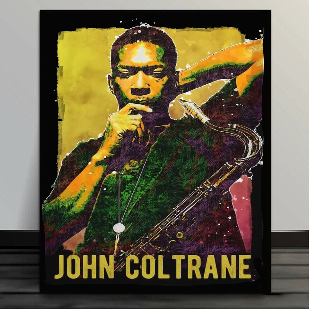 John Coltrane Legend Jazz Music Iconic Poster Shed Home Retro