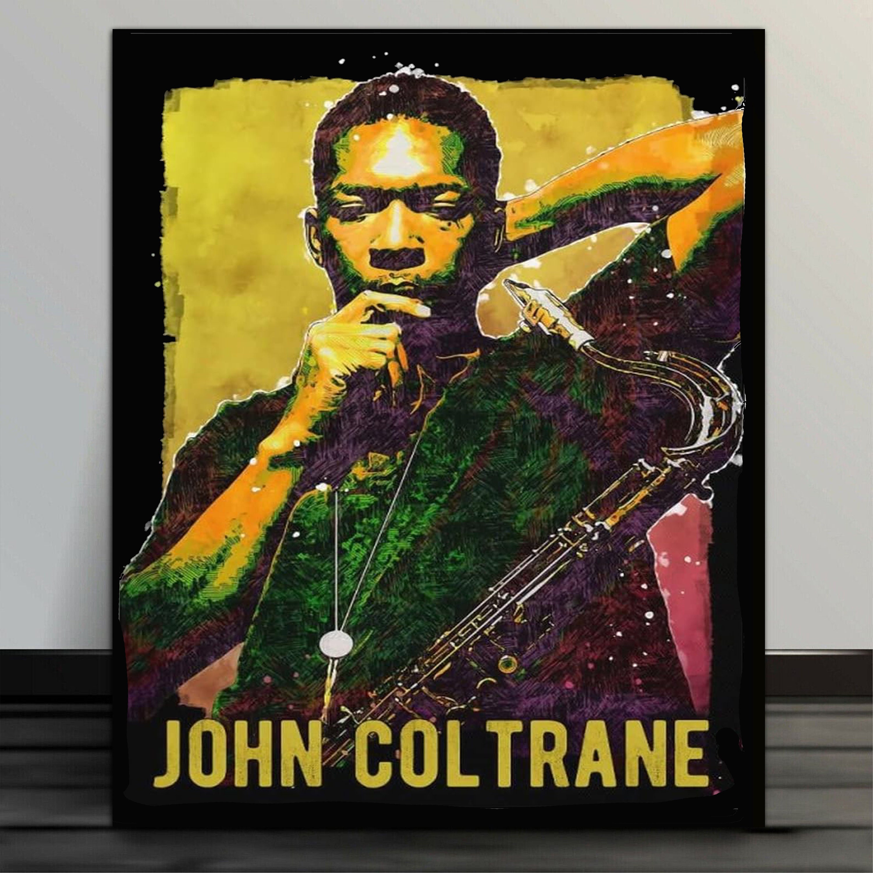 John Coltrane Legend Jazz Music Iconic Poster Shed Home Retro