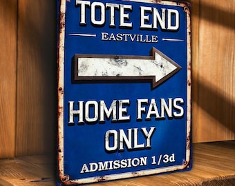 Bristol Rovers Ground Football Home Fans vintage Metal Sign Retro Match Day Stadium Footie Supporter Dad Birthday Father's Day Gift HF11