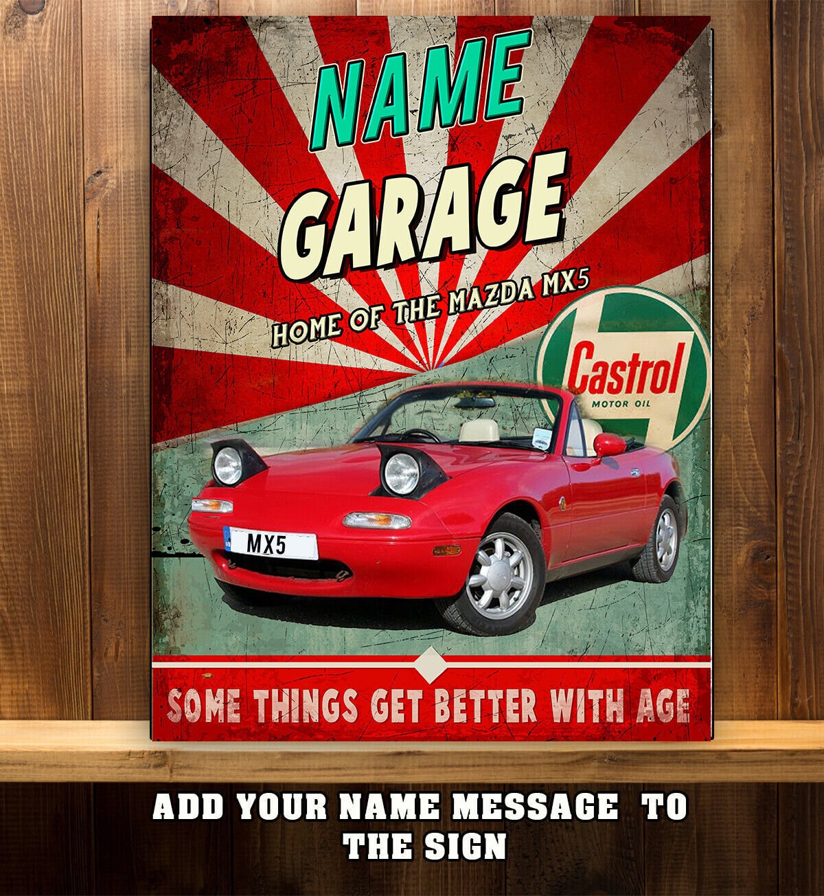 LenaMiu Taipei & Macau FM サインポスター Personalised Mazda MX5 Metal Sign Garage Workshop Mancave CS20 - Etsy
