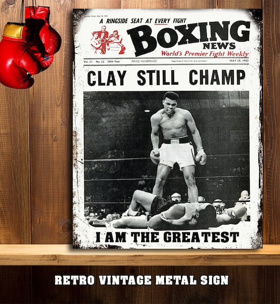 モハメド・アリ カシアス・クレイ I Am The Greatest Boxing メタル