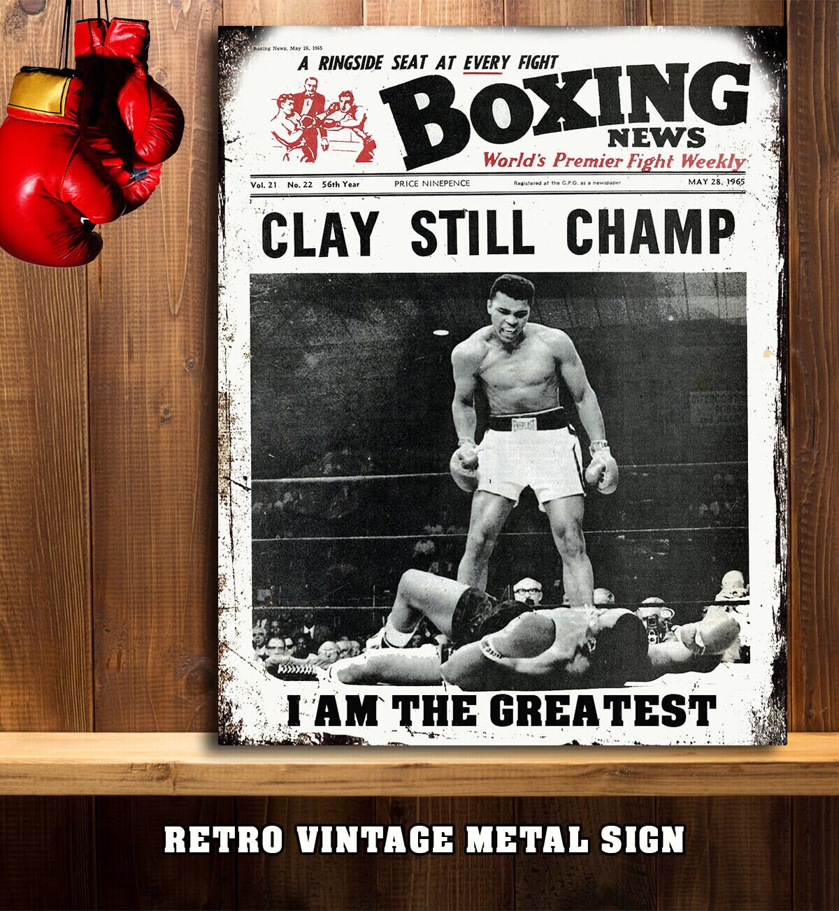 モハメド・アリ カシアス・クレイ I Am The Greatest Boxing メタル