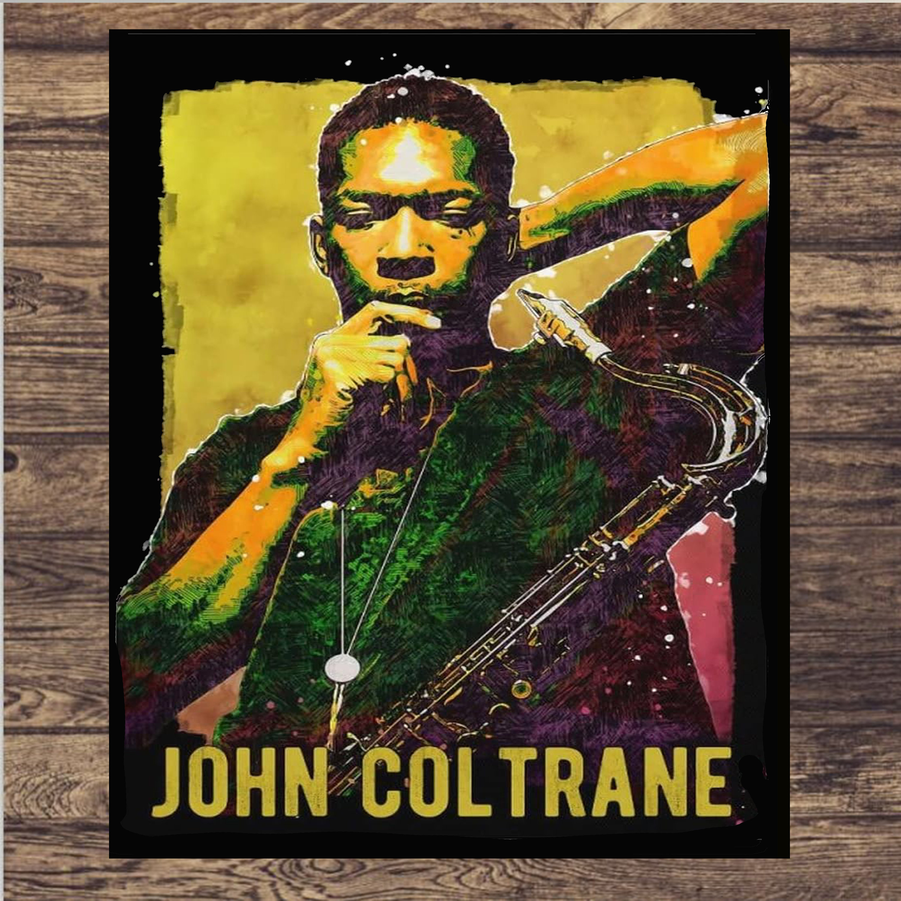 John Coltrane Legend Jazz Music Iconic Poster Shed Home Retro