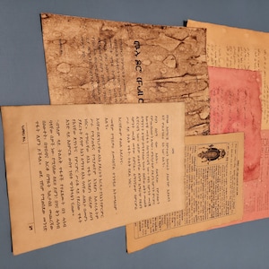 Set di 10 elaborati in lingua straniera (**Si prega di leggere la descrizione di seguito**)