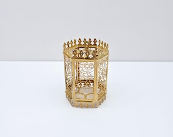 Vintage Gold Filigree Ornament