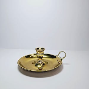 Vintage Brass Chamberstick