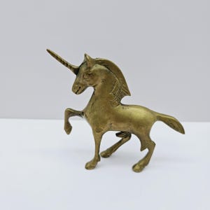 Vintage Brass Unicorn