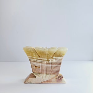Vintage Naturstein Schmetterling Serviettenhalter