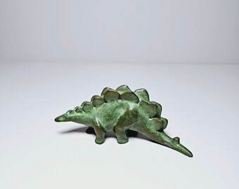 Vintage Brass Stegosaurus