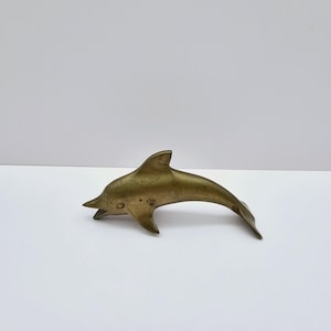 Vintage Brass Dolphin